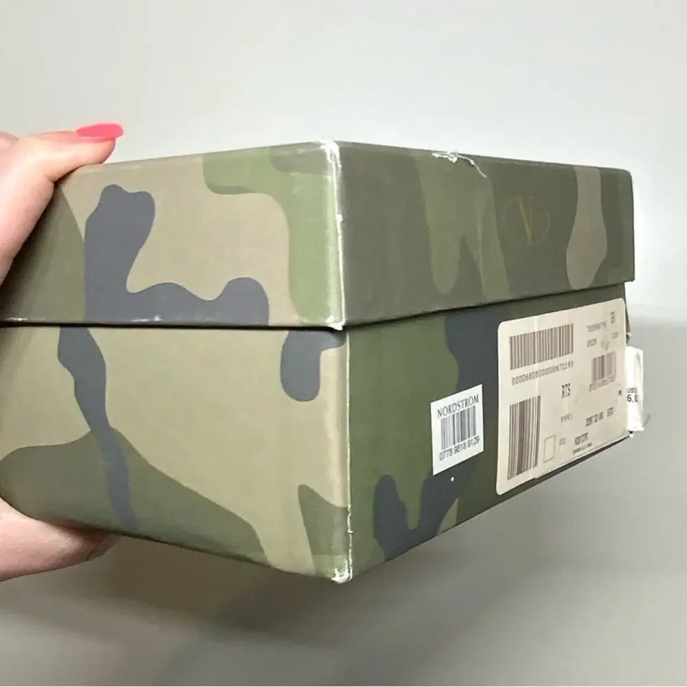 Valentino Garavani | Shoe Box | Camouflage Green | 7.1 W x 12.2 H x 4 D inch